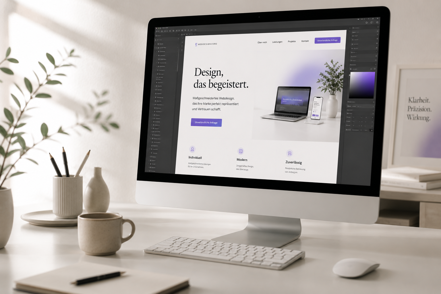 Individuelles Webdesign Beispiel